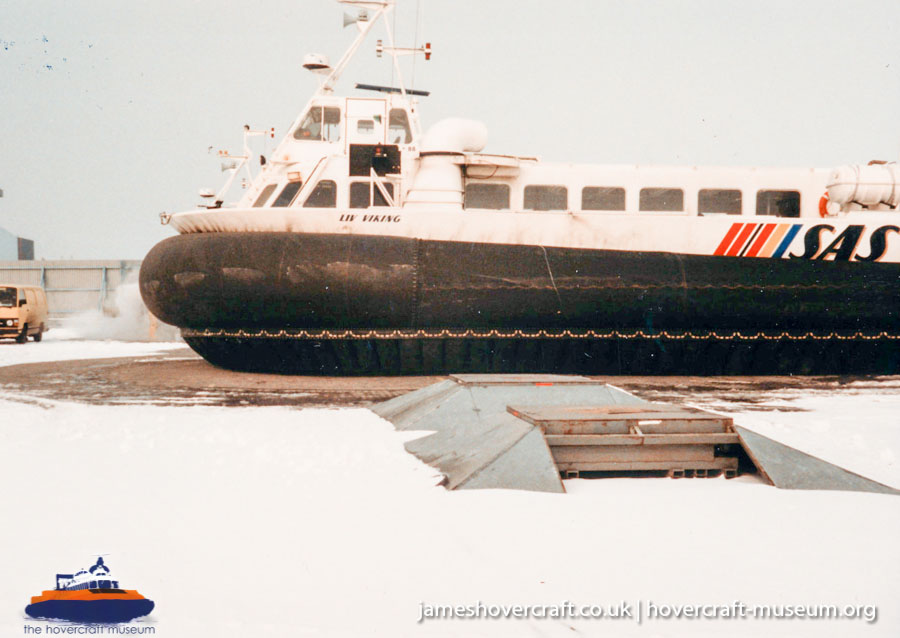 AP1-88 hovercraft with the Scandinavian company SAS -   (The <a href='http://www.hovercraft-museum.org/' target='_blank'>Hovercraft Museum Trust</a>).